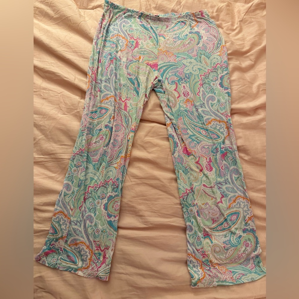 Ellen Tracy Paisley Pants